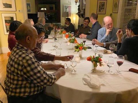 Civil Sphere in India Dinner at Jeffrey Alexander's home on October 22, 2022